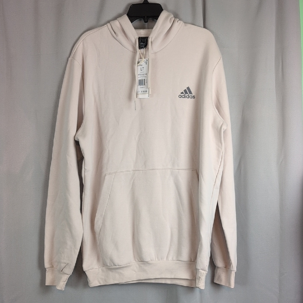 Adidas Men's Cream‎ Hoodie with Logo